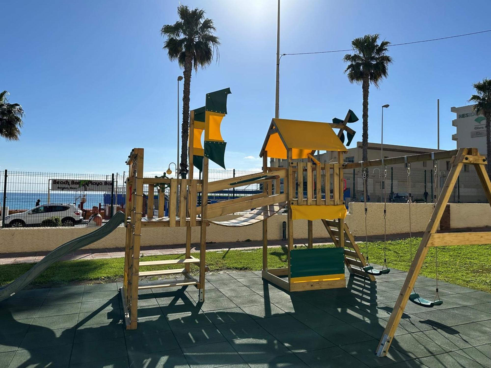 1 Paradise Of Benalmadena Costa Residencial Aloha Playa Vistas Al Mar, Front Beach Mini Duplex Exteriör bild