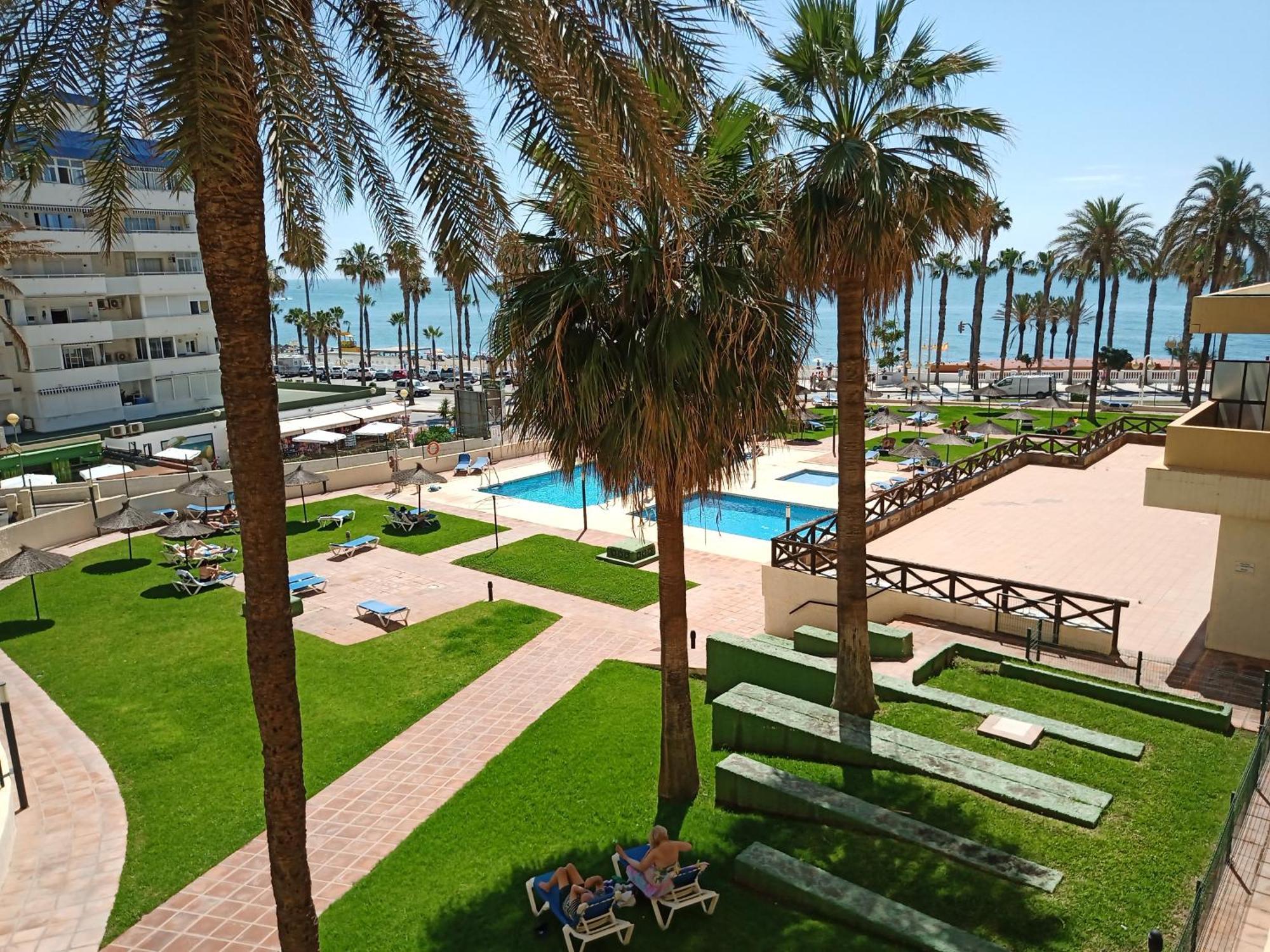1 Paradise Of Benalmadena Costa Residencial Aloha Playa Vistas Al Mar, Front Beach Mini Duplex Exteriör bild